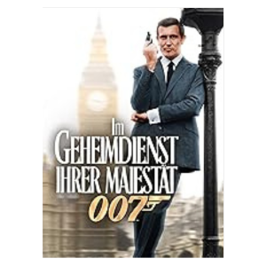 Im Geheimdienst ihrer Majestät James-Bond-Film Cover